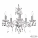 Подвесная люстра Bohemia Ivele Crystal 117 117/5/165 Ni