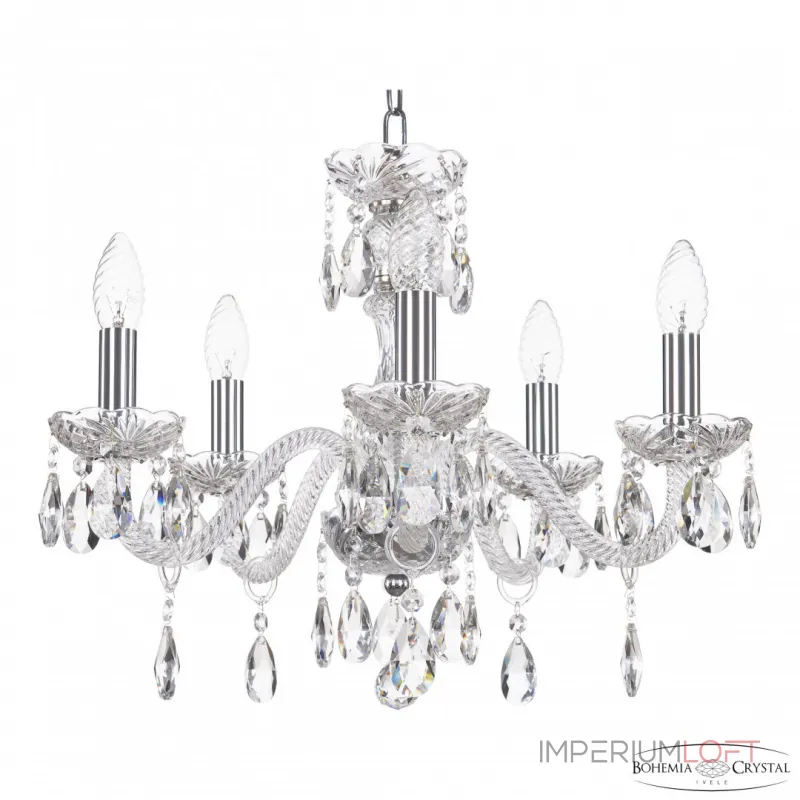 Подвесная люстра Bohemia Ivele Crystal 117 117/5/165 Ni