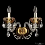 Бра Bohemia Ivele Crystal 5402 5402B/2/165 G Amber/M-1G от ImperiumLoft
