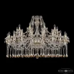 Подвесная люстра Bohemia Ivele Crystal 1413 1413/20+10/460 G K721