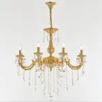 Подвесная люстра Bohemia Ivele Crystal AL7801 AL78101/8/250 B G