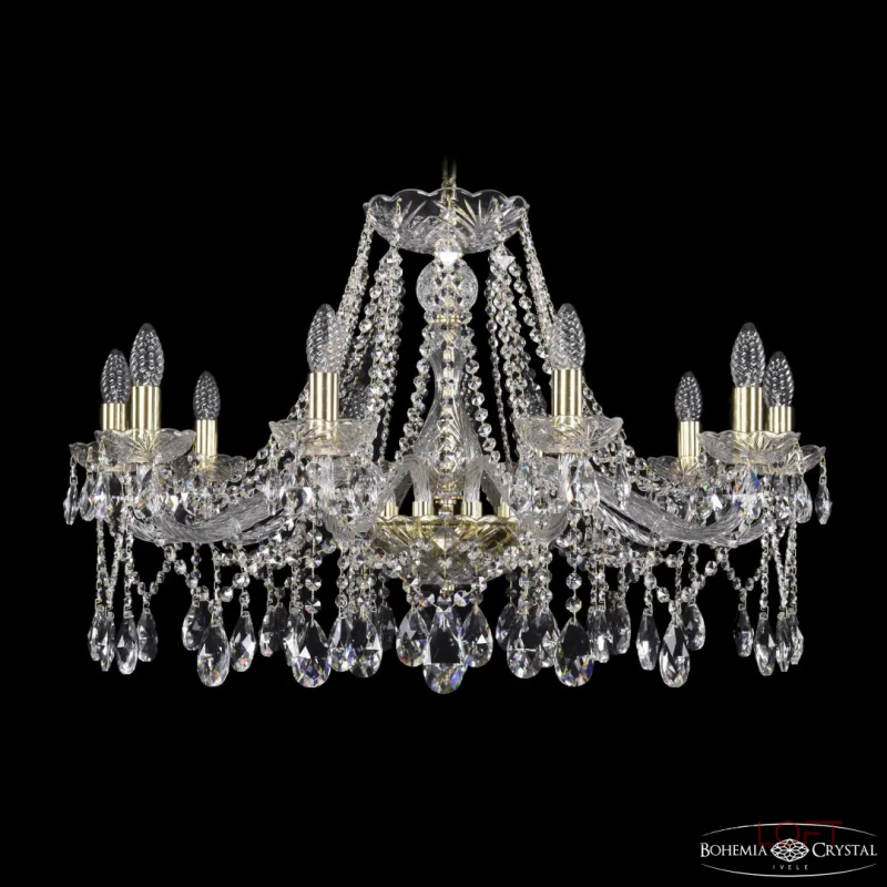 Подвесная люстра Bohemia Ivele Crystal 1413 1413/10/300 G