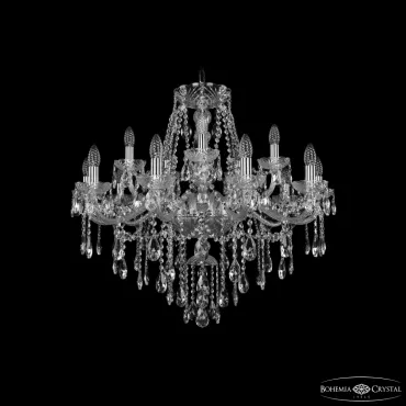 Подвесная люстра Bohemia Ivele Crystal 1415 1415/10+5/300 Ni Подвесная люстра Bohemia Ivele Crystal 1415 1415/10+5/300 Ni