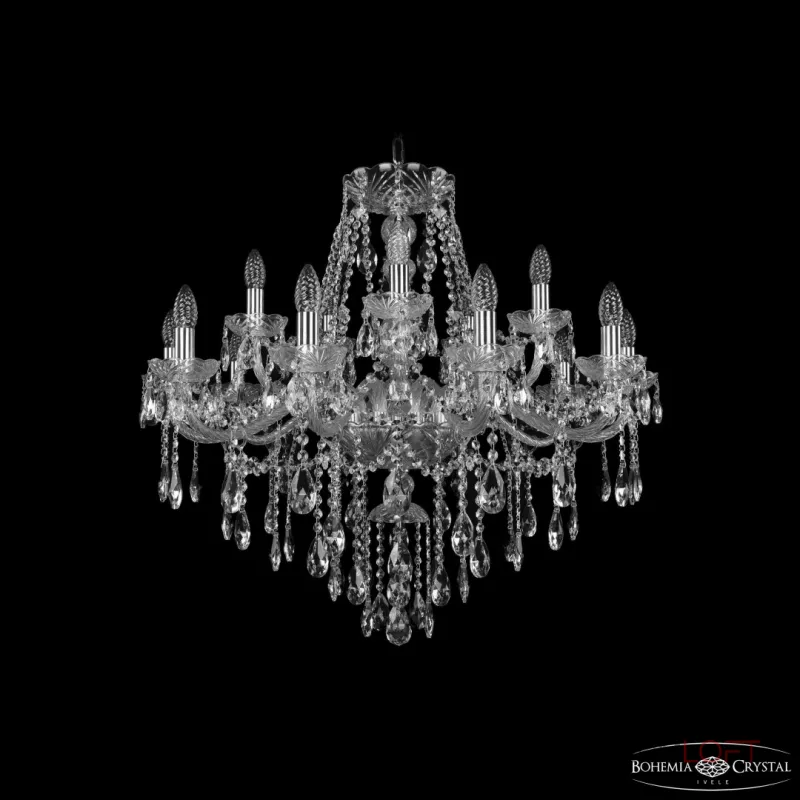 Подвесная люстра Bohemia Ivele Crystal 1415 1415/10+5/300 Ni Подвесная люстра Bohemia Ivele Crystal 1415 1415/10+5/300 Ni