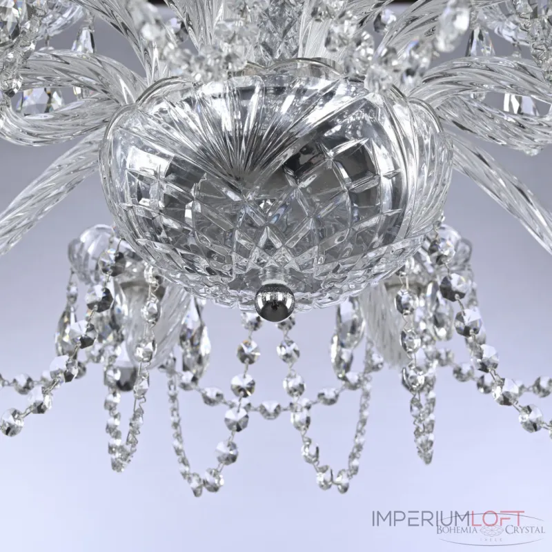 Подвесная люстра Bohemia Ivele Crystal 119 119/10+5/240 Ni Подвесная люстра Bohemia Ivele Crystal 119 119/10+5/240 Ni