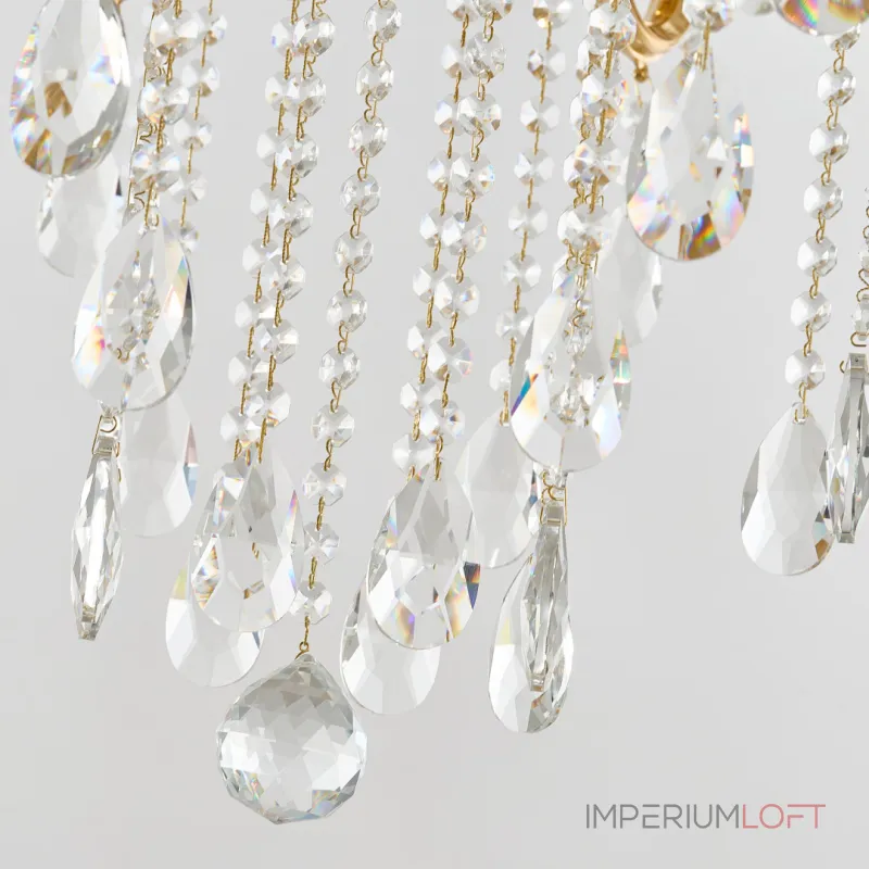 Подвесная люстра Bohemia Ivele Crystal AL7801 AL78101/8/250 B G Подвесная люстра Bohemia Ivele Crystal AL7801 AL78101/8/250 B G