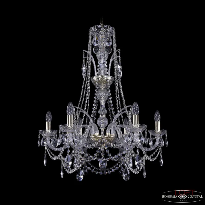 Подвесная люстра Bohemia Ivele Crystal 1411 1411/6/240/XL-83 G Подвесная люстра Bohemia Ivele Crystal 1411 1411/6/240/XL-83 G