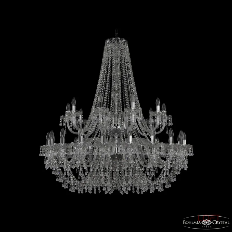 Подвесная люстра Bohemia Ivele Crystal 1410 1410/20+10/400/2d Ni V0300 Подвесная люстра Bohemia Ivele Crystal 1410 1410/20+10/400/2d Ni V0300