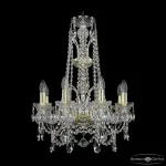 Подвесная люстра Bohemia Ivele Crystal 1411 1411/8/160/XL-65 G