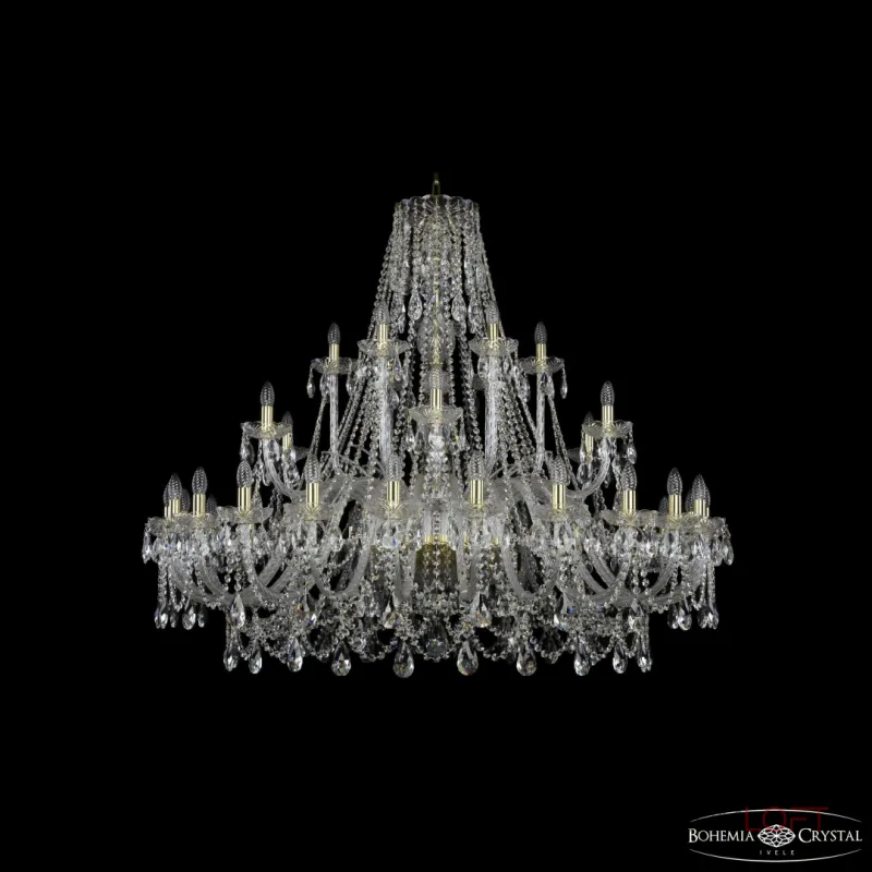 Подвесная люстра Bohemia Ivele Crystal 1411 1411/24+6+6/530 G Подвесная люстра Bohemia Ivele Crystal 1411 1411/24+6+6/530 G