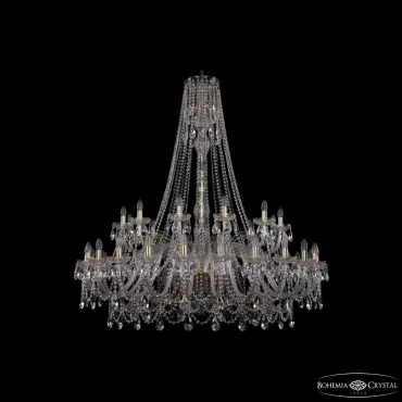 Подвесная люстра Bohemia Ivele Crystal 1411 1411/24+12/530/h-154 G Подвесная люстра Bohemia Ivele Crystal 1411 1411/24+12/530/h-154 G