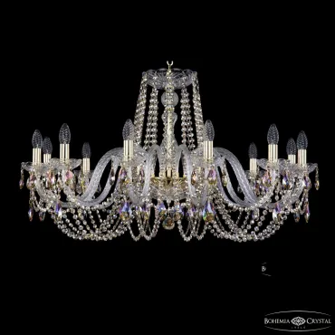 Подвесная люстра Bohemia Ivele Crystal 1402 1402/12/360 G R801