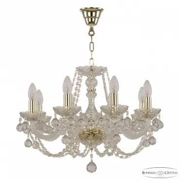 Подвесная люстра Bohemia Ivele Crystal 101 101/8/195 G Balls Подвесная люстра Bohemia Ivele Crystal 101 101/8/195 G Balls