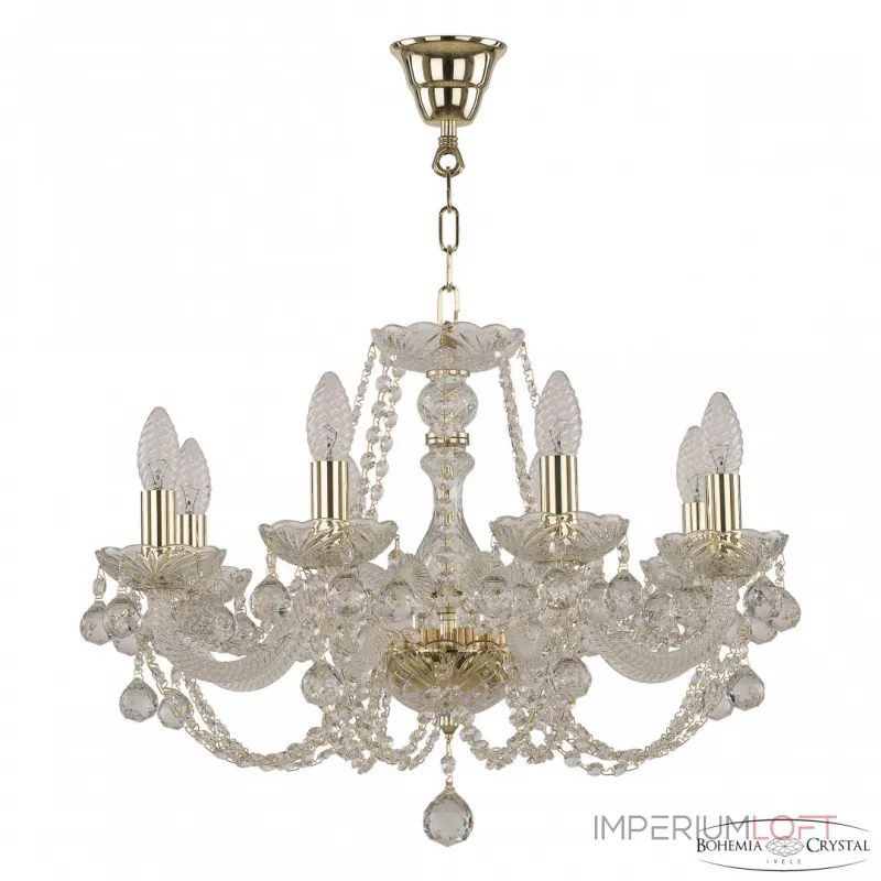 Подвесная люстра Bohemia Ivele Crystal 101 101/8/195 G Balls Подвесная люстра Bohemia Ivele Crystal 101 101/8/195 G Balls