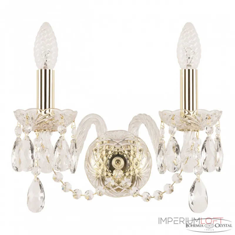 Бра Bohemia Ivele Crystal 101 101B/2/141 G Бра Bohemia Ivele Crystal 101 101B/2/141 G