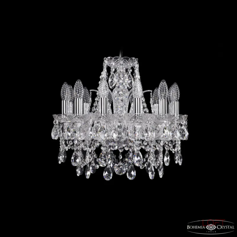 Подвесная люстра Bohemia Ivele Crystal 1411 1411/12/141 Ni Подвесная люстра Bohemia Ivele Crystal 1411 1411/12/141 Ni