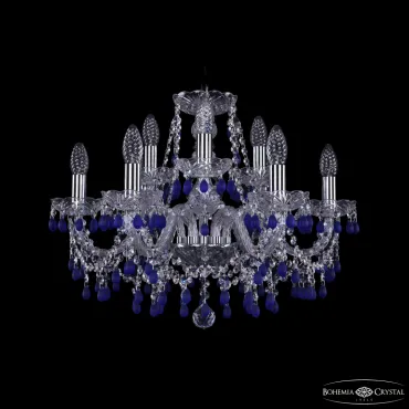 Подвесная люстра Bohemia Ivele Crystal 1410 1410/6+3/195 Ni V3001 Подвесная люстра Bohemia Ivele Crystal 1410 1410/6+3/195 Ni V3001