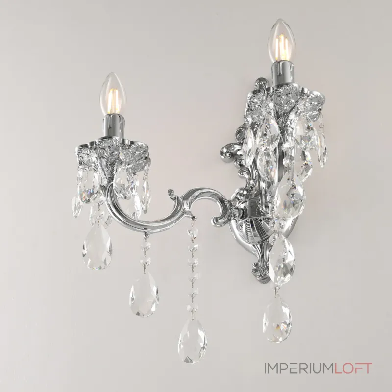 Бра Bohemia Ivele Crystal AL7801 AL7801B14/2/175 B Ni