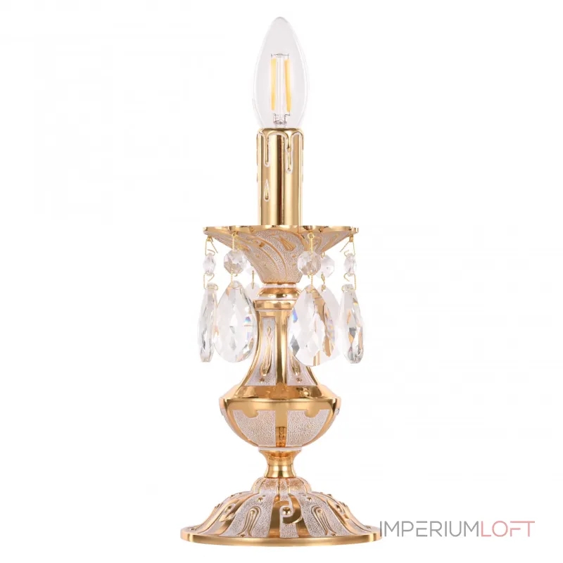 Настольная лампа Bohemia Ivele Crystal AL77 AL77200L/1-25 GW