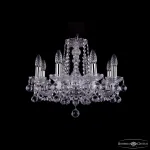 Подвесная люстра Bohemia Ivele Crystal 1402 1402/8/160 Ni Balls
