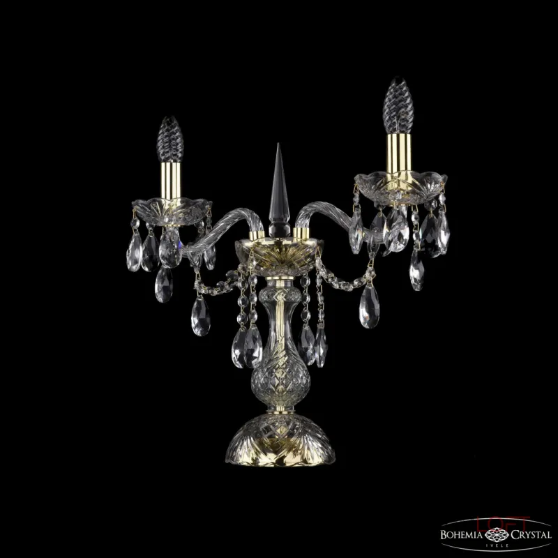 Настольная лампа Bohemia Ivele Crystal 1415 1415L/2/141-39 G