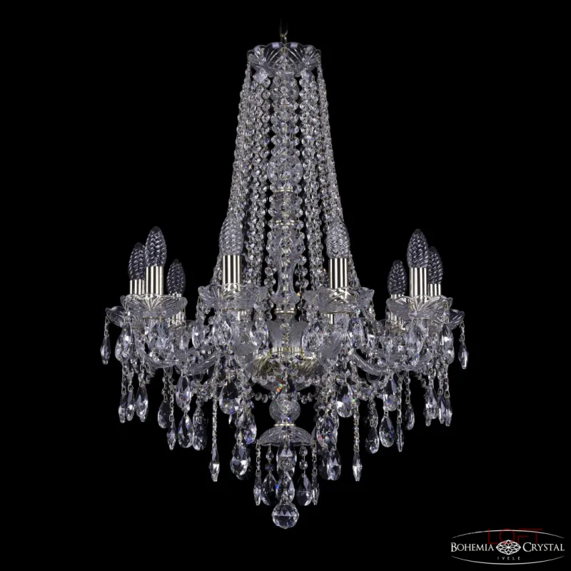Подвесная люстра Bohemia Ivele Crystal 1415 1415/10/200/h-75 G