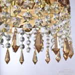 Подвесной светильник Bohemia Ivele Crystal 5478 5478/22 G Amber/M-1F Drops K721