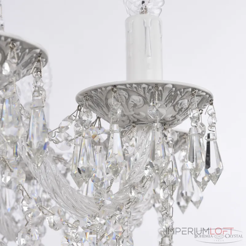Подвесная люстра Bohemia Ivele Crystal AL1603 AL16303/8/160 WMN Подвесная люстра Bohemia Ivele Crystal AL1603 AL16303/8/160 WMN