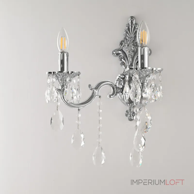 Бра Bohemia Ivele Crystal AL7801 AL7801B14/2/175 B Ni