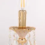 Настольная лампа Bohemia Ivele Crystal AL77 AL77200L/1-25 GW