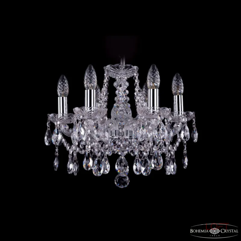 Подвесная люстра Bohemia Ivele Crystal 1413 1413/6/141 Ni