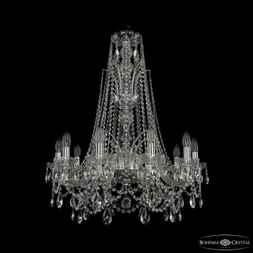 Подвесная люстра Bohemia Ivele Crystal 1411 1411/10/240/XL-84 Ni