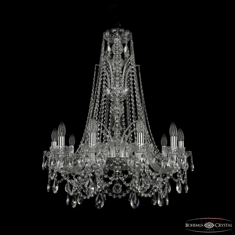 Подвесная люстра Bohemia Ivele Crystal 1411 1411/10/240/XL-84 Ni