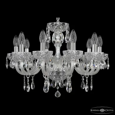 Подвесная люстра Bohemia Ivele Crystal 5417 5417/10/195 Ni Clear/M-1F Подвесная люстра Bohemia Ivele Crystal 5417 5417/10/195 Ni Clear/M-1F