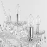 Подвесная люстра Bohemia Ivele Crystal 107 107/10+5/300 Ni
