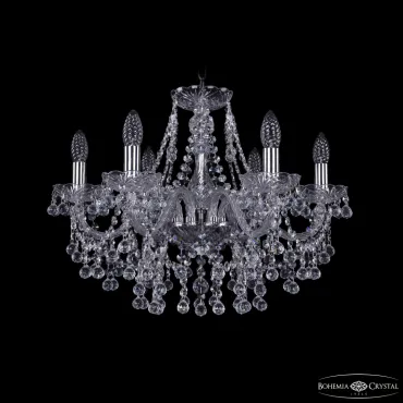 Подвесная люстра Bohemia Ivele Crystal 1409 1409/6/195 Ni