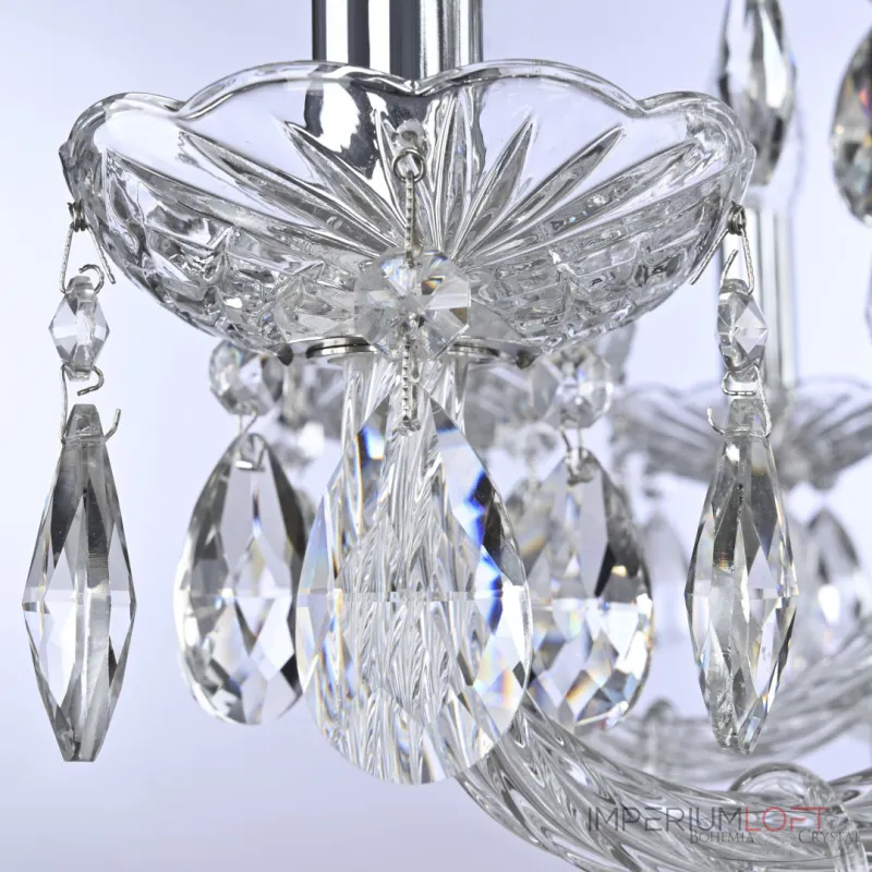 Подвесная люстра Bohemia Ivele Crystal 117 117/10+5/240 Ni