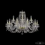 Подвесная люстра Bohemia Ivele Crystal 1402 1402/10+5/300 G
