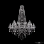 Подвесная люстра Bohemia Ivele Crystal 1415 1415/20+10/400/h-154 Ni
