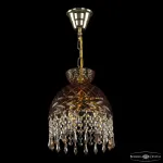 Подвесной светильник Bohemia Ivele Crystal 5478 5478/22 G Amber/M-1F Drops K721