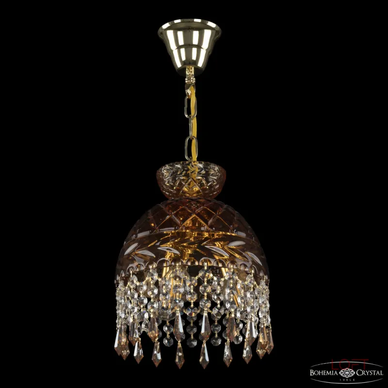 Подвесной светильник Bohemia Ivele Crystal 5478 5478/22 G Amber/M-1F Drops K721