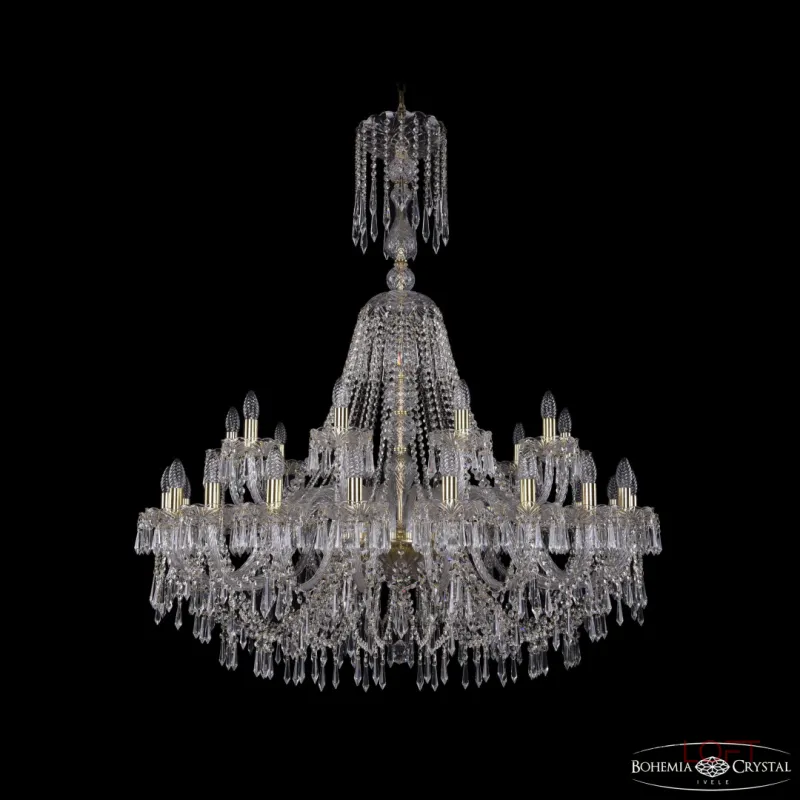 Подвесная люстра Bohemia Ivele Crystal 1403 1403/20+10/400/XL-133 G