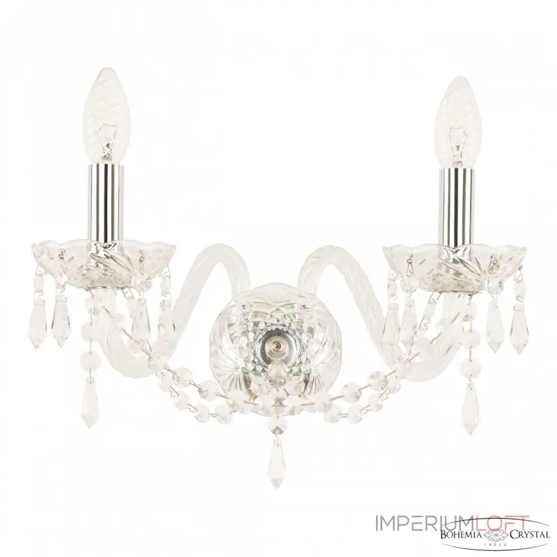 Бра Bohemia Ivele Crystal 104 104B/2/165 Ni