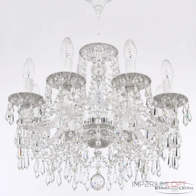 Подвесная люстра Bohemia Ivele Crystal AL1603 AL16303/8/160 WMN Подвесная люстра Bohemia Ivele Crystal AL1603 AL16303/8/160 WMN