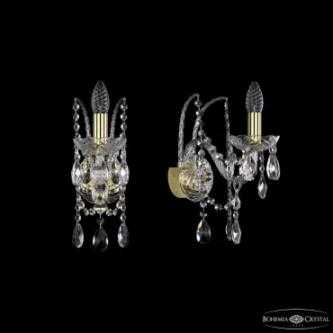 Бра Bohemia Ivele Crystal 1411 1411B/1/160 G Бра Bohemia Ivele Crystal 1411 1411B/1/160 G
