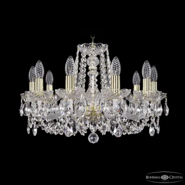Подвесная люстра Bohemia Ivele Crystal 1402 1402/10/195 G Подвесная люстра Bohemia Ivele Crystal 1402 1402/10/195 G