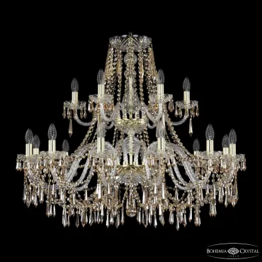 Подвесная люстра Bohemia Ivele Crystal 1403 1403/12+6/360/2d G R721 Подвесная люстра Bohemia Ivele Crystal 1403 1403/12+6/360/2d G R721