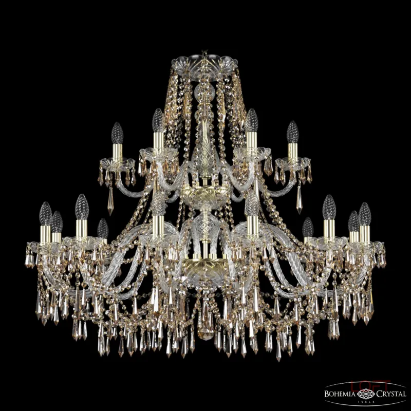 Подвесная люстра Bohemia Ivele Crystal 1403 1403/12+6/360/2d G R721 Подвесная люстра Bohemia Ivele Crystal 1403 1403/12+6/360/2d G R721