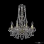 Подвесная люстра Bohemia Ivele Crystal 1409 1409/8/141/h-59 G