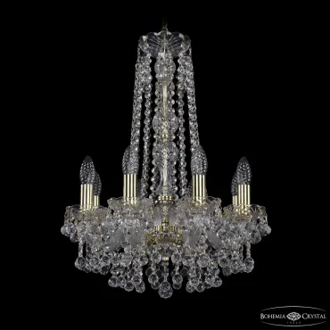 Подвесная люстра Bohemia Ivele Crystal 1409 1409/8/141/h-59 G